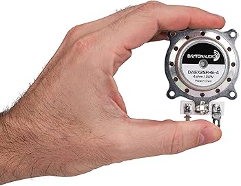 Amazon.com: Dayton Audio DAEX25FHE-4 Framed High Efficiency 25mm